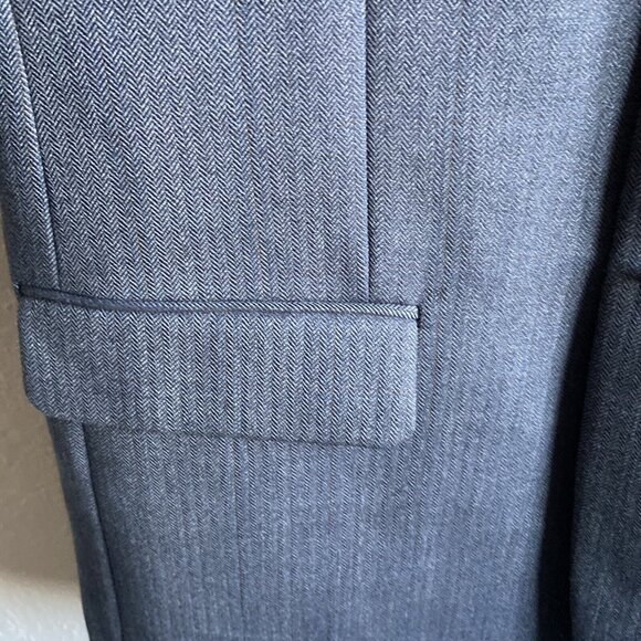 Joseph Feiss Men's Sport Coat Gray 42 R Blazer Two Button 100% Wool Executive - Picture 6 of 16